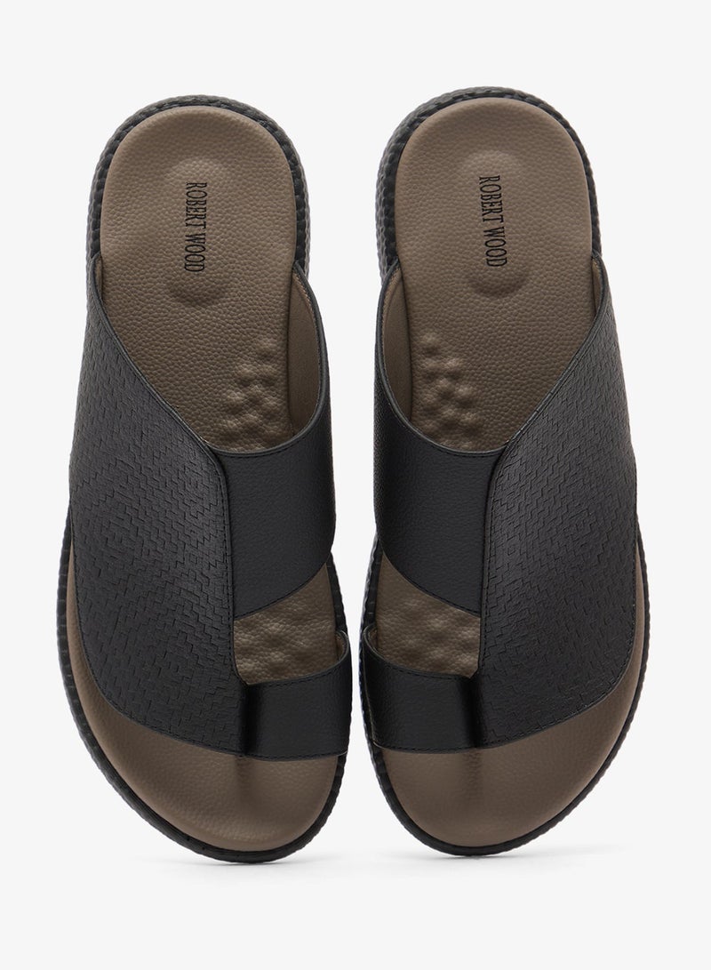 Robert Wood Mens Arabic OMANI Fashion Slipper - Image 4